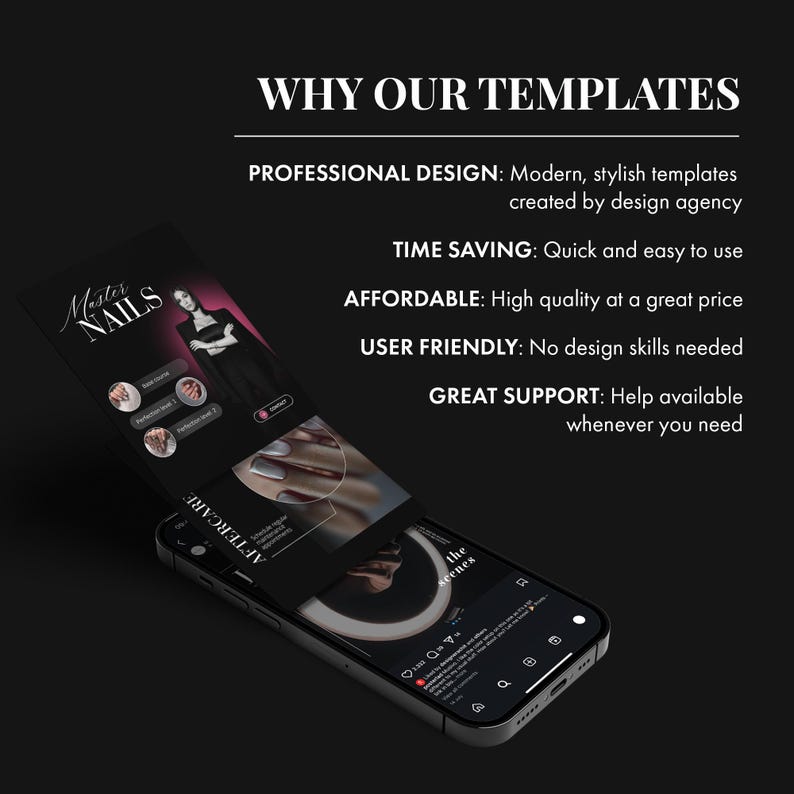 Nail Tech & Salon Template Bundle
