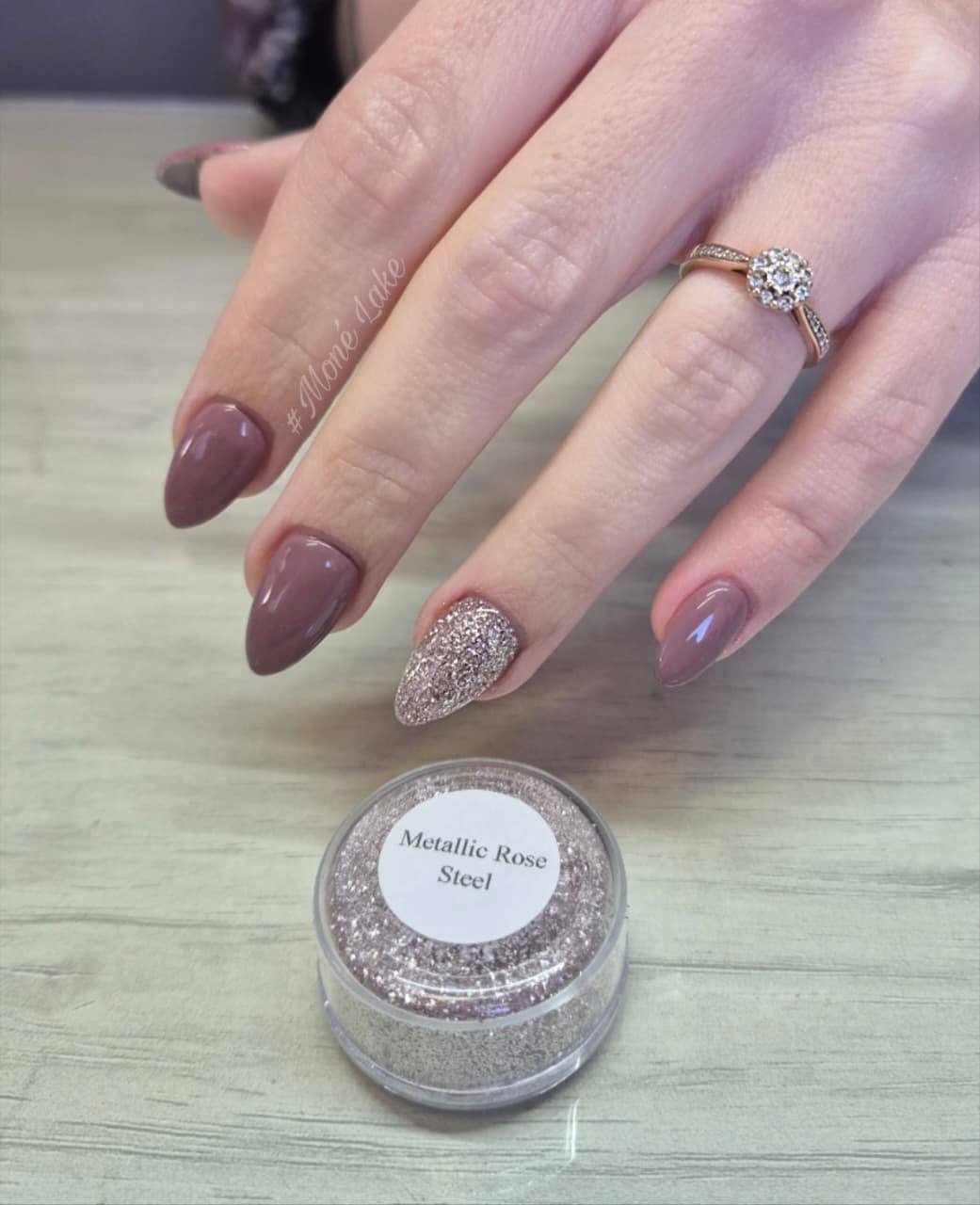 Metallic Rose Steel