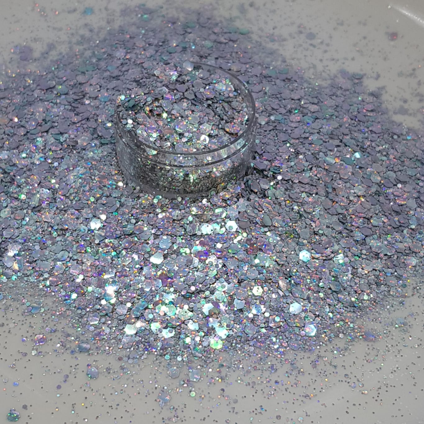 Chunky Cat Eye Silver