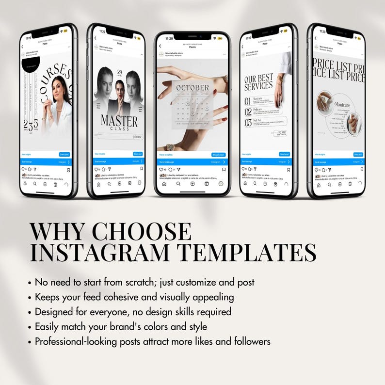 Nail Tech & Salon Template Bundle