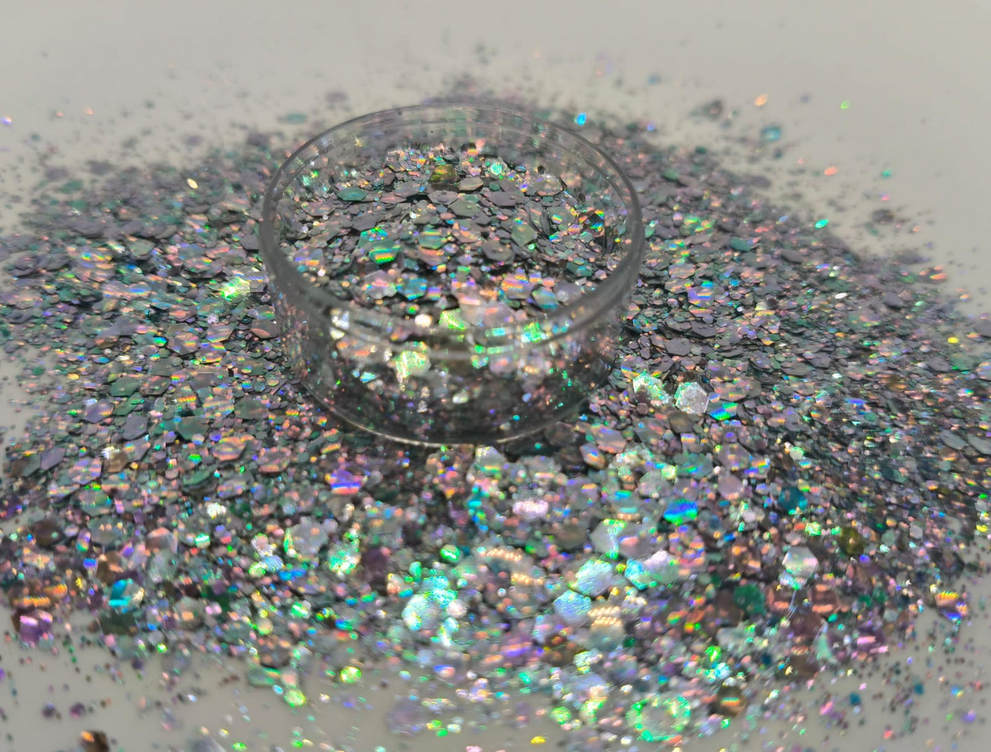 Chunky Cat Eye Silver