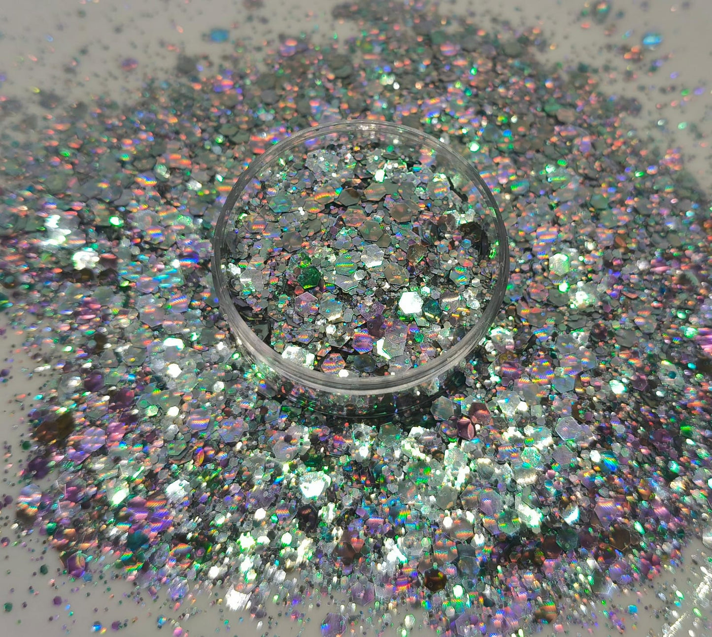 Chunky Cat Eye Silver