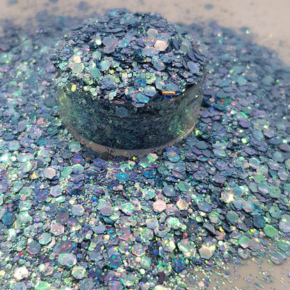 Chunky Cat Eye Blue