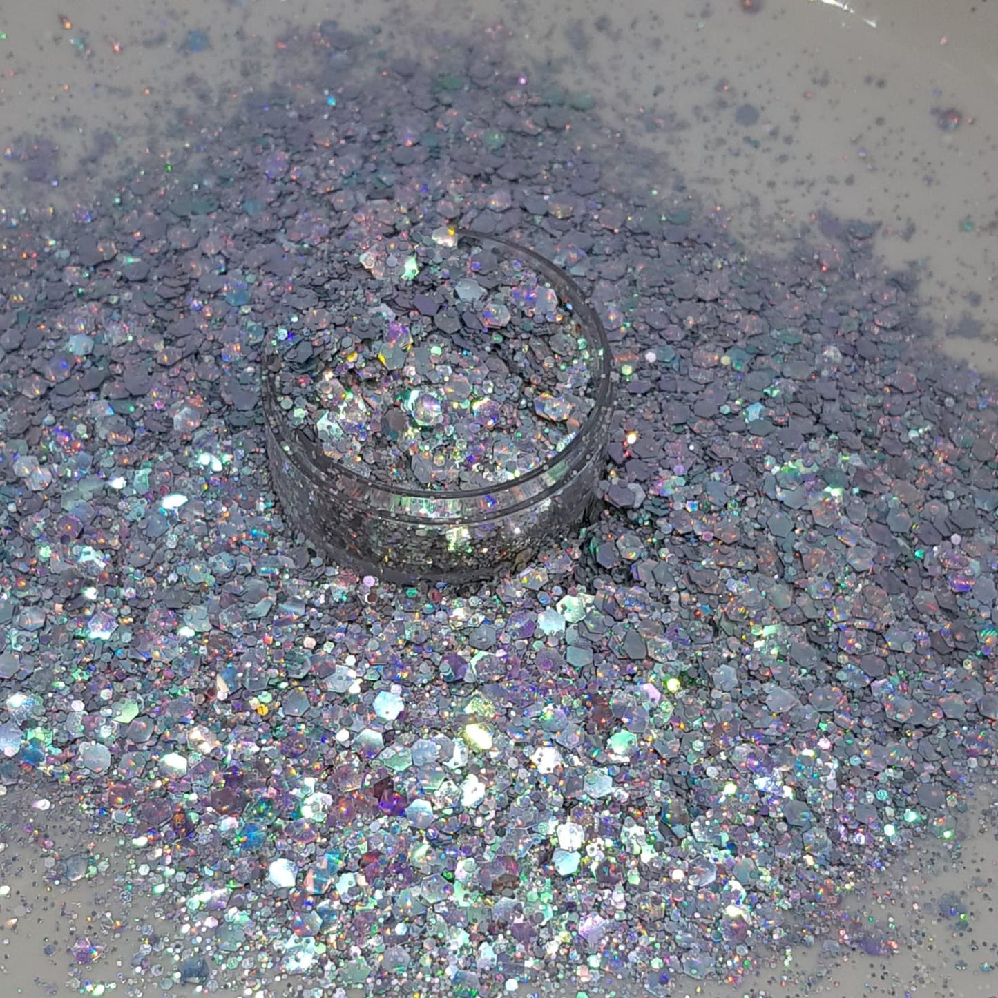 Chunky Cat Eye Silver