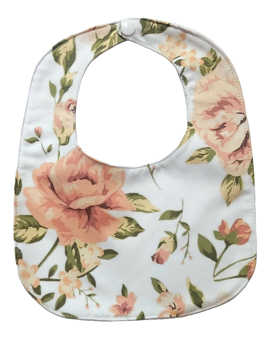 Soft Floral Bib