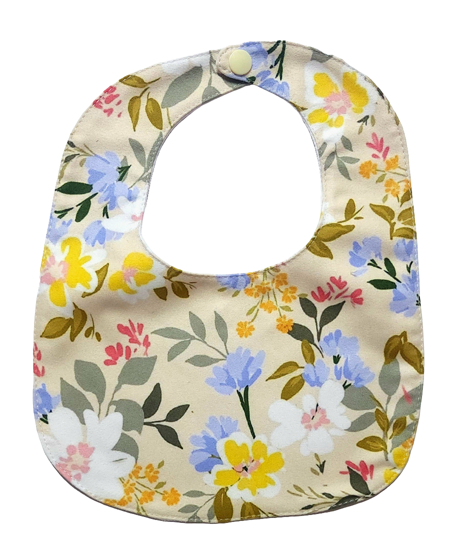 Yellow Floral Bib
