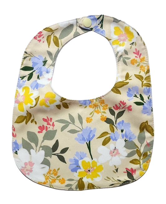Yellow Floral Bib