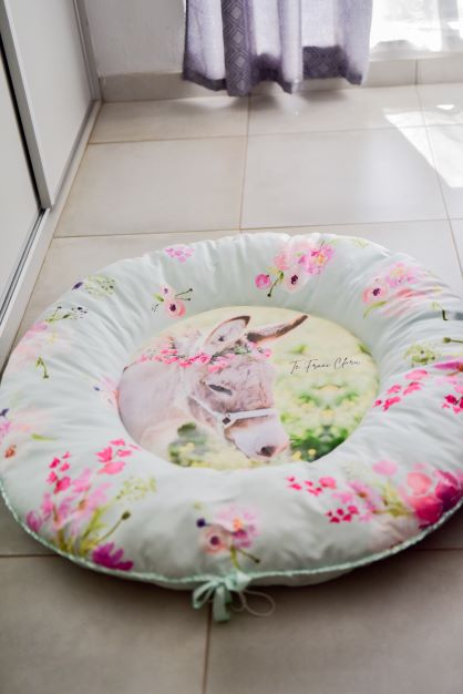 Floral Donkey Play Donut