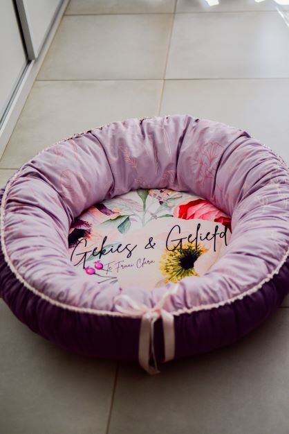Purple Floral Play Donut