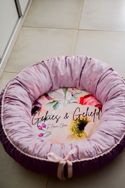 Purple Floral Play Donut
